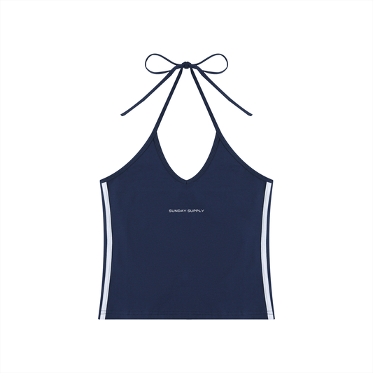 The Romana Halter Crop Tank Top