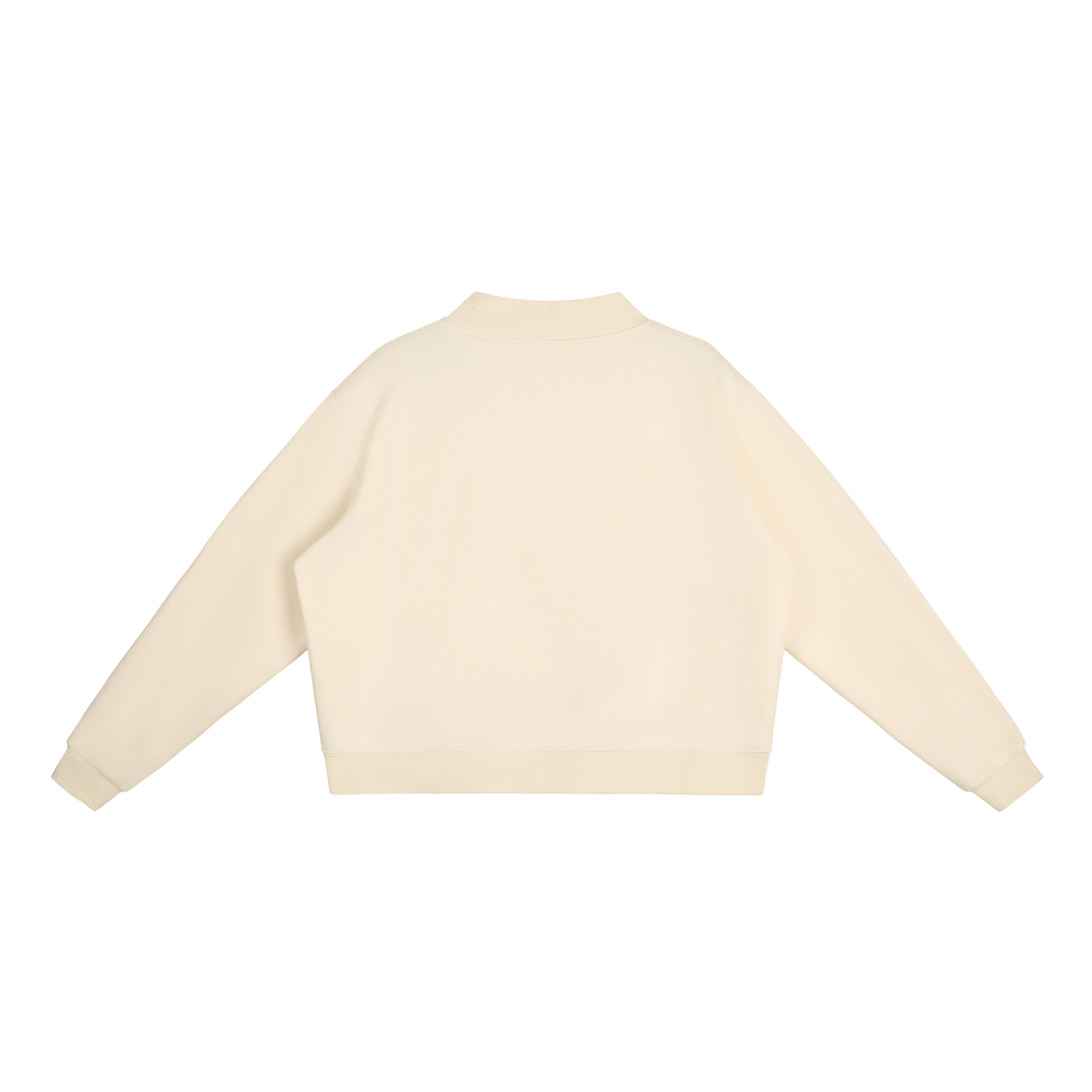 Sunday  Mock Neck Crew Sweatshirt
