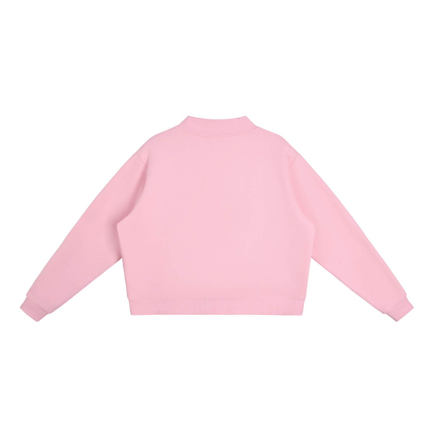 Sunday  Mock Neck Crew Sweatshirt